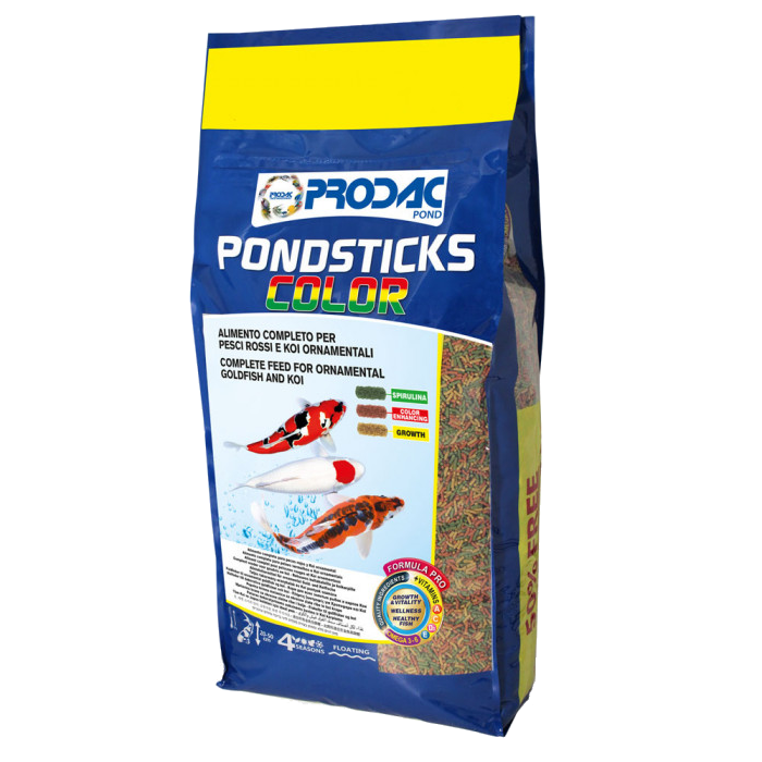 Корм Prodac Pond Sticks Color 4 кг